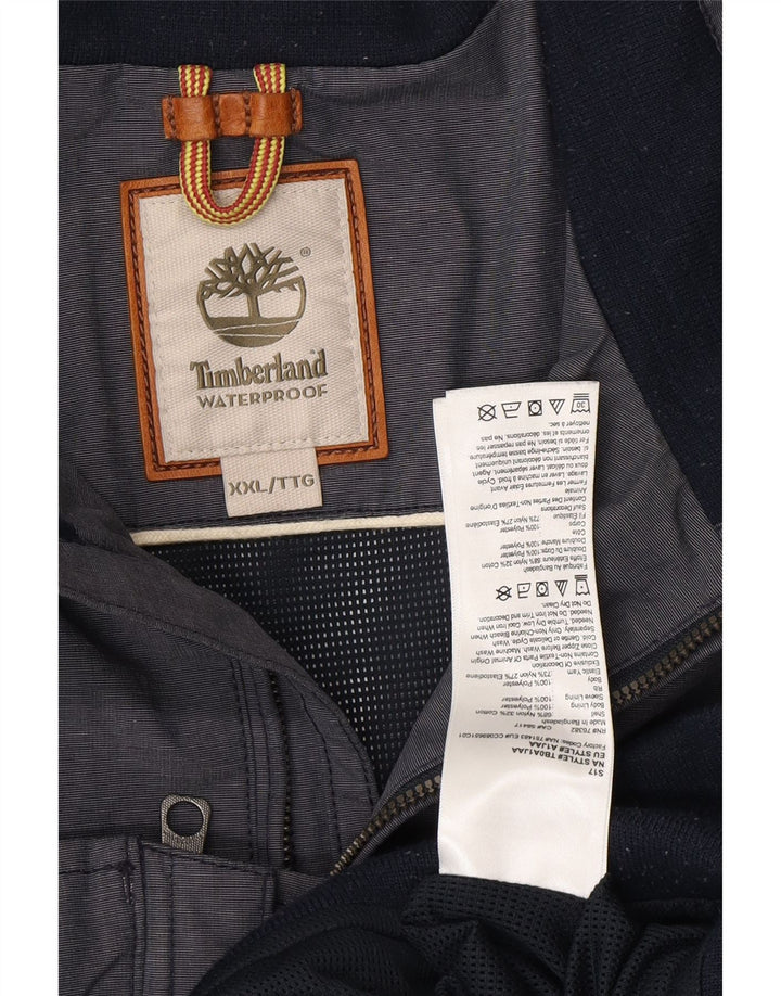 TIMBERLAND Mens Bomber Jacket UK 44 2XL Grey Nylon Vintage Timberland and Second-Hand Timberland from Messina Hembry 