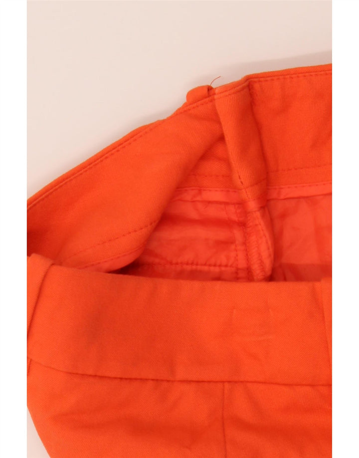 MOSSIMO Womens Slim Cropped Trousers US 6 Medium W30 L27 Orange Cotton Vintage Mossimo and Second-Hand Mossimo from Messina Hembry 