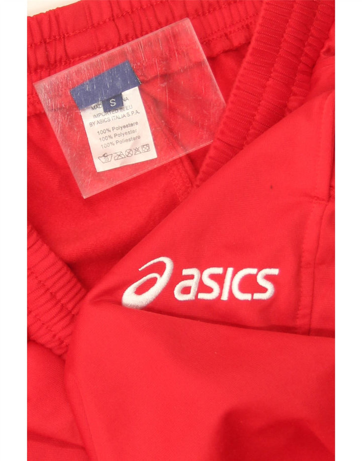 Asics Pantalon de survêtement pour femme UK 8 Small Rouge Polyester