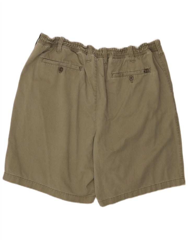 Eddie Bauer Short chino à chevilles hautes pour hommes W42 2XL Coton kaki