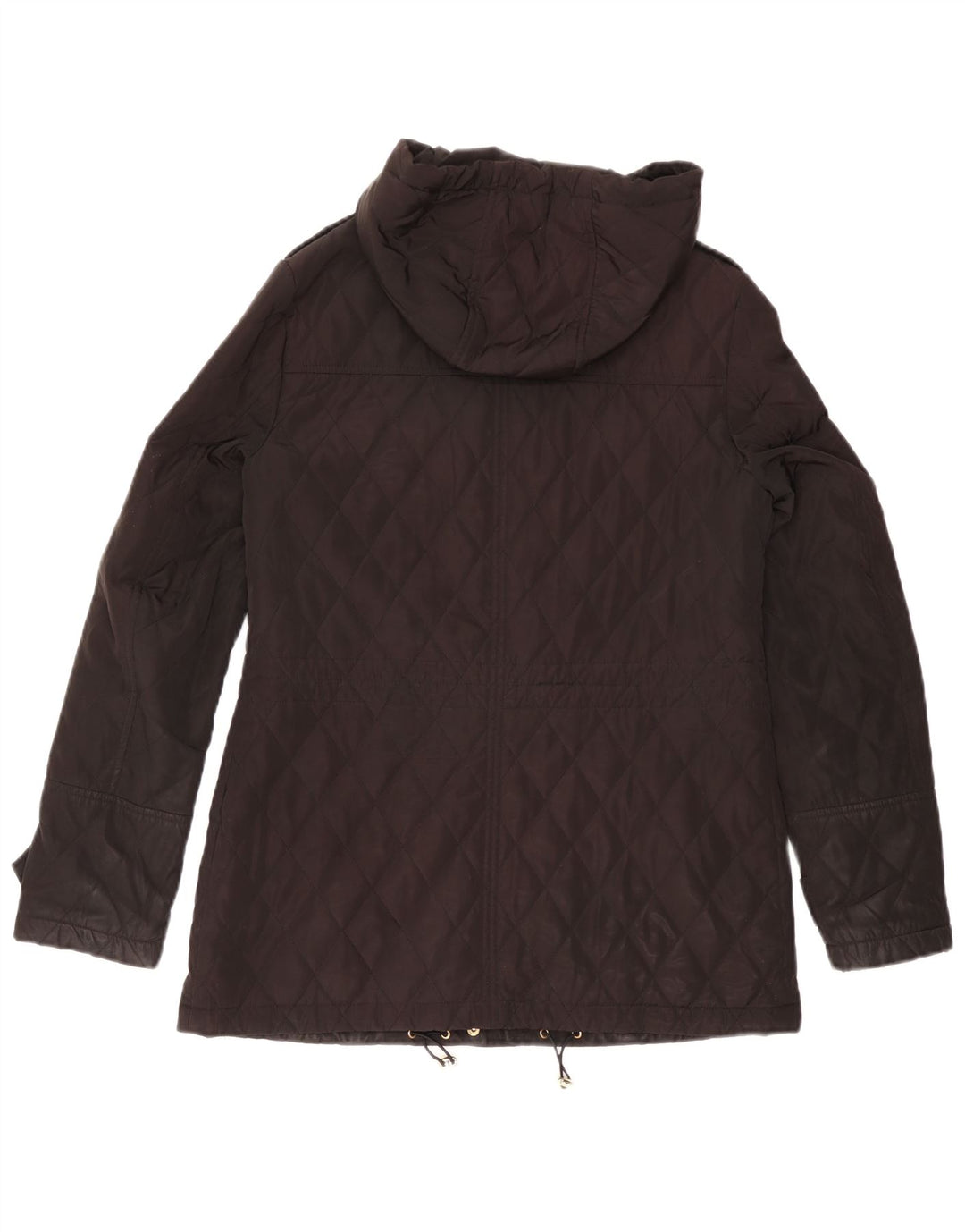 MICHAEL KORS Veste matelassée à capuche coupe ample pour femme UK 10 Small Noir