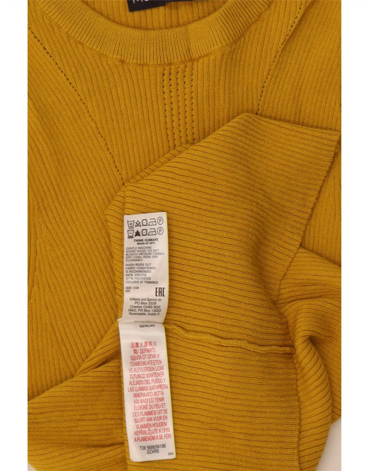 Marks & Spencer Débardeur Femme UK 12 Viscose Beige Moyen