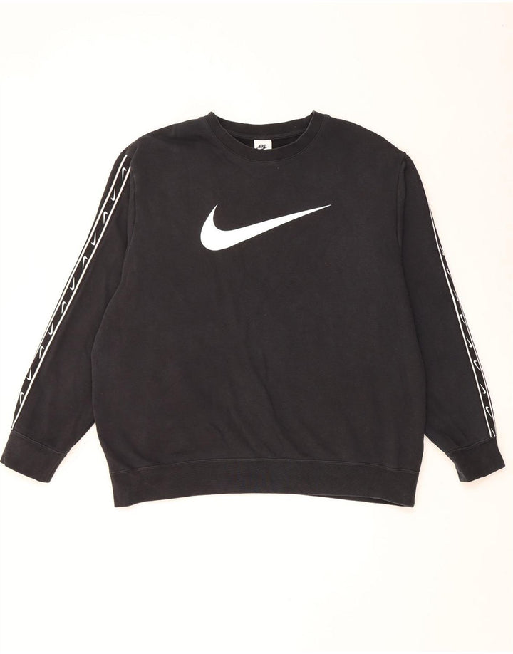 Nike Sweat-shirt graphique pour homme XL en coton noir