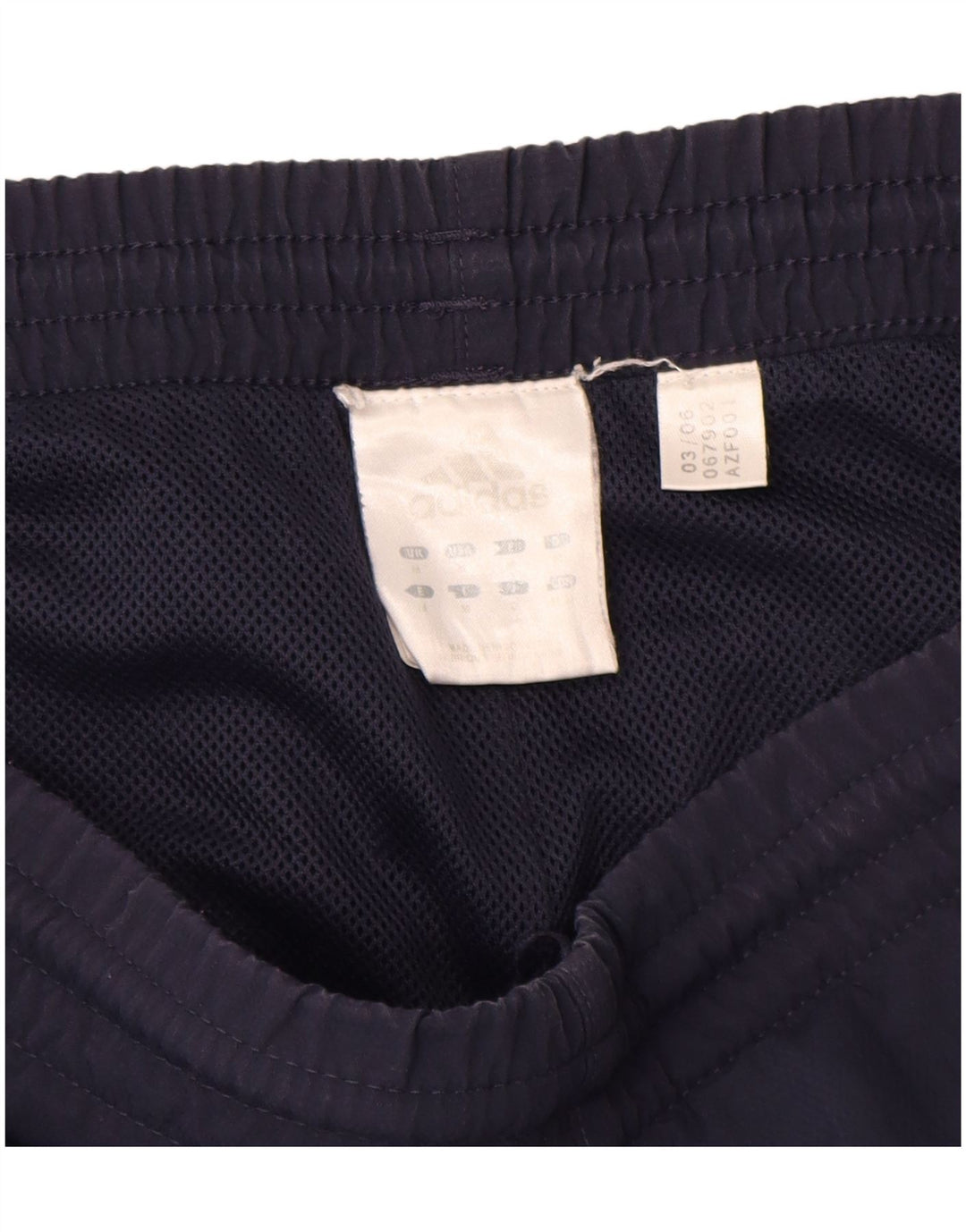 Adidas Pantalon de survêtement pour homme en nylon bleu marine moyen