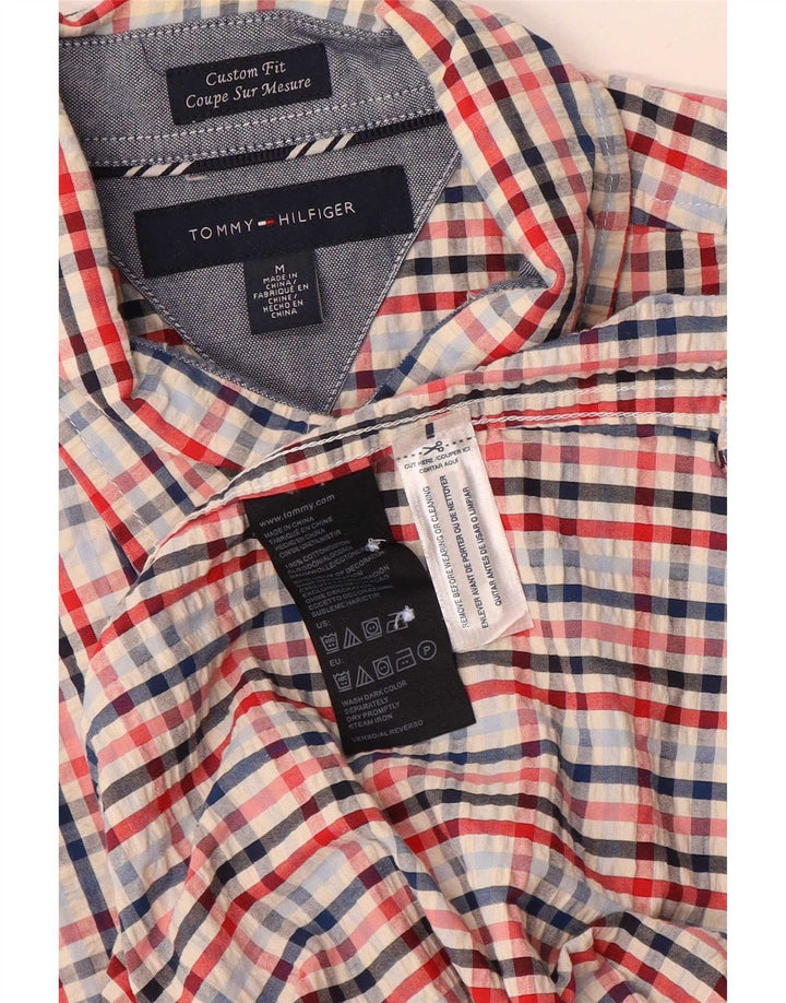 Tommy Hilfiger Chemise à Manches Courtes Homme Medium Multicolore Gingham