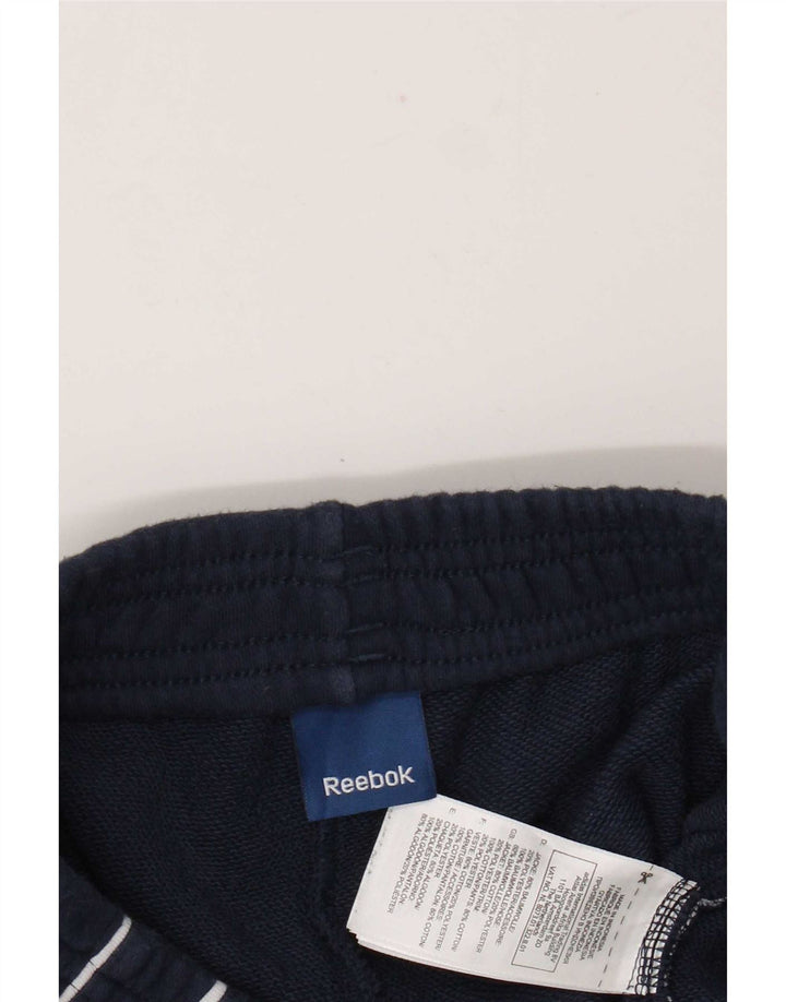 Reebok Pantalon De Survêtement Homme Petit Bleu Marine Coton