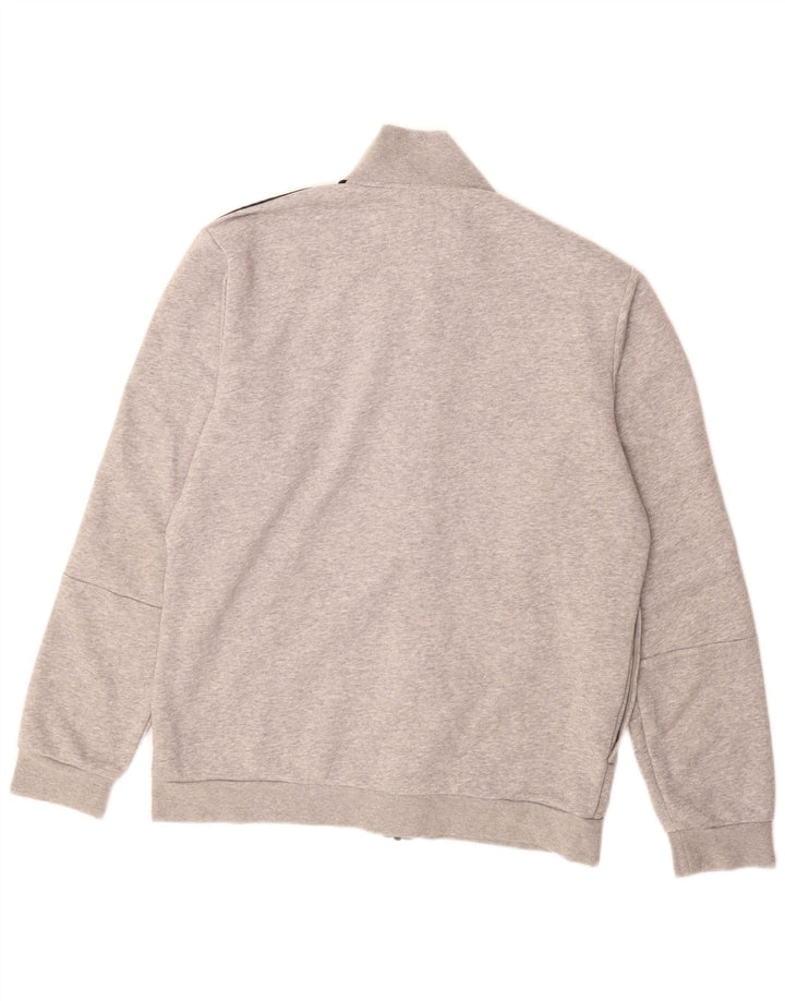 ADIDAS Veste de survêtement pour homme UK 44/46 Large Gris Coton