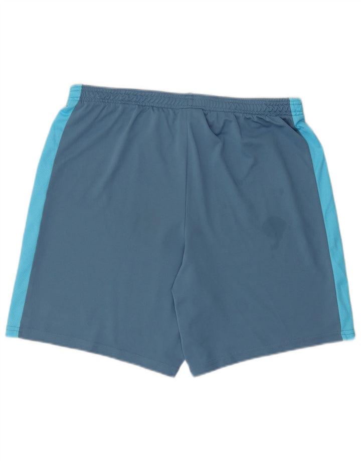 Nike Short de sport Dri Fit Slim Fit pour homme XL Bleu Polyester