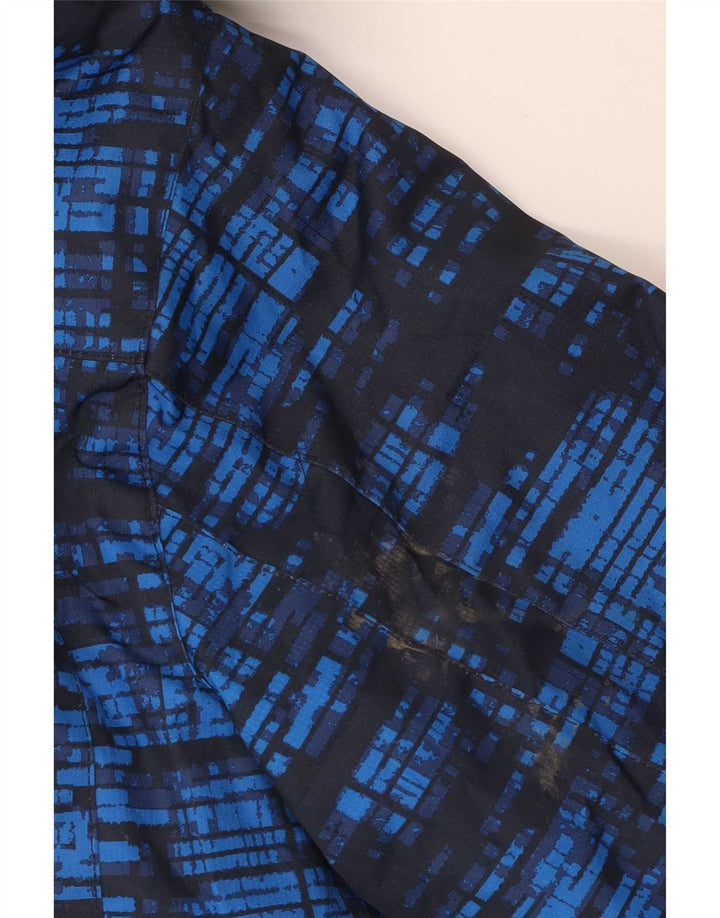 Mountain Warehouse Veste de ski à capuche pour homme Motif abstrait UK 36 Petit Bleu