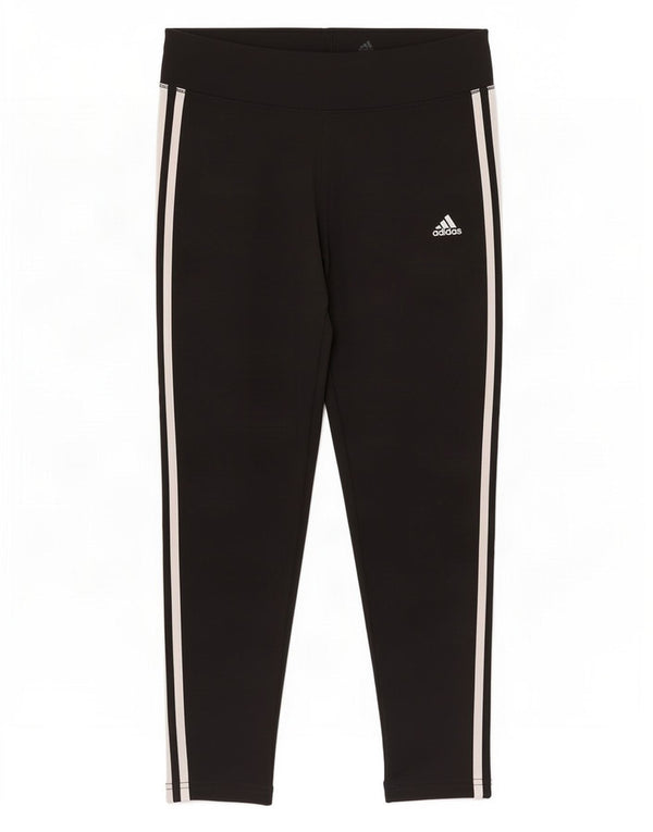 Adidas Leggings Femme UK 16/18 Large Noir Polyester