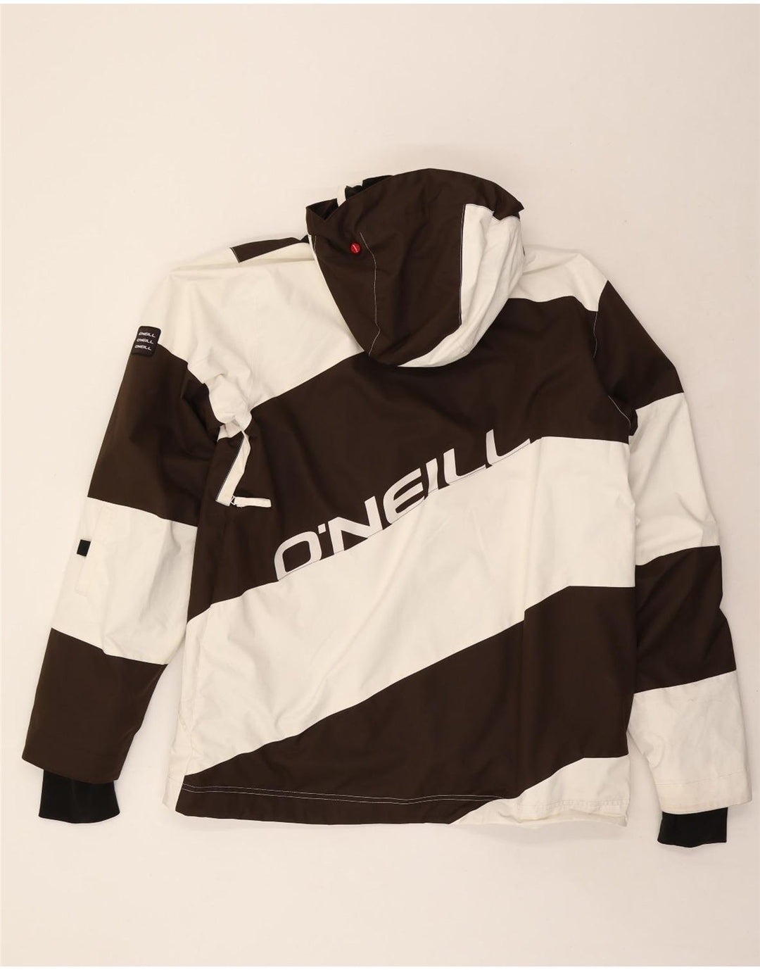 O'NEILL Veste coupe-vent à capuche graphique pour homme UK 42 XL Noir Colourblock