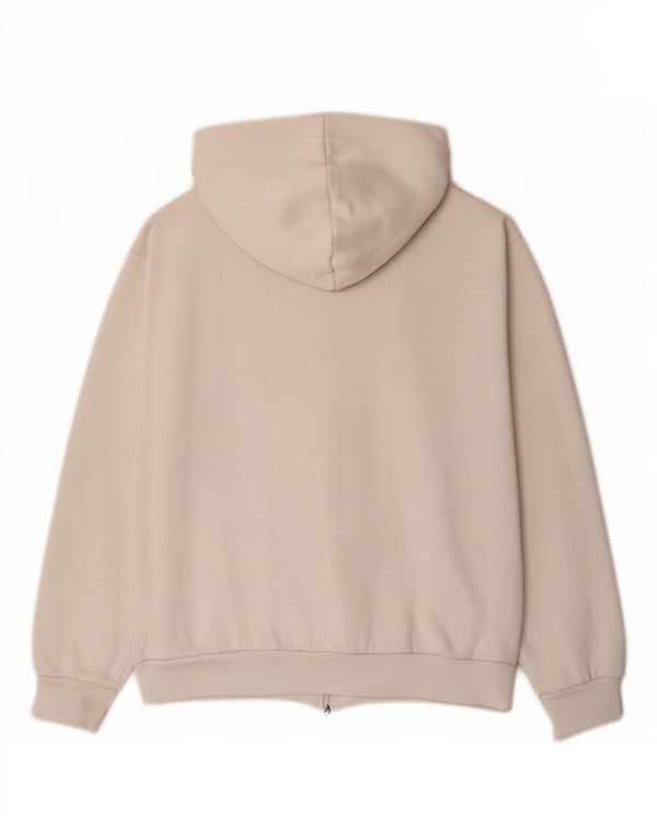 Lotto Pull à capuche zippé pour femme UK 14 Coton blanc moyen