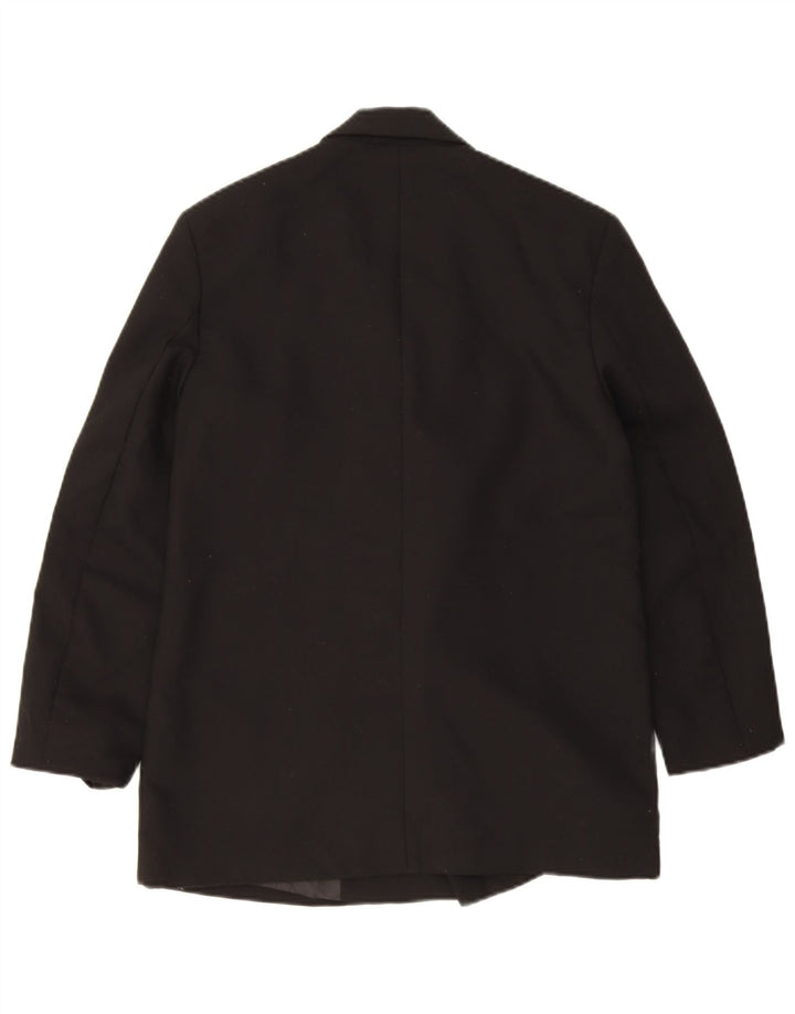 Zara Veste Blazer Double Boutonnage Homme UK 34 XS Noir