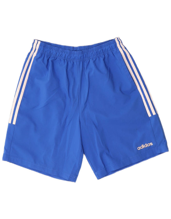 Adidas Short de sport pour homme Large Bleu Polyester