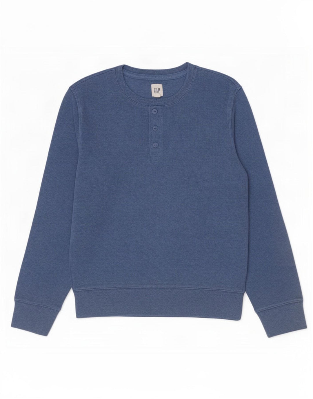 Gap Haut Manches Longues Homme Bleu Moyen Coton