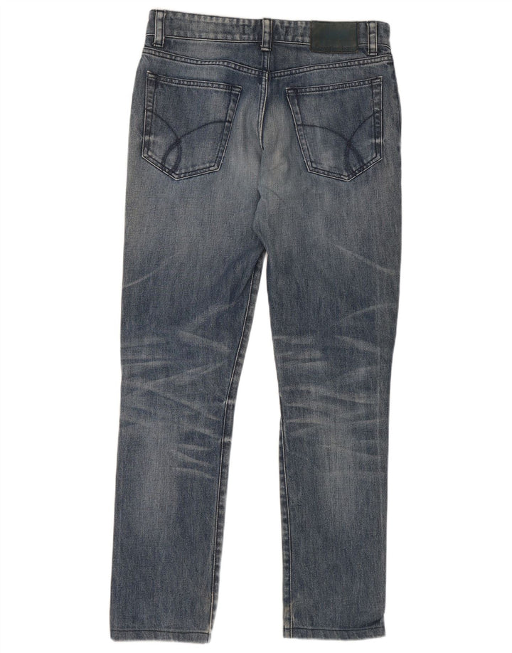 Calvin Klein Jean Slim W29 L29 Homme Bleu Coton