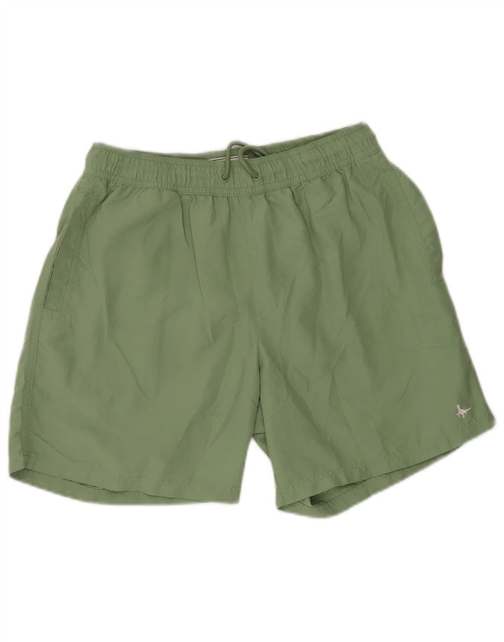 Jack Wills Short de sport pour homme en polyester vert moyen