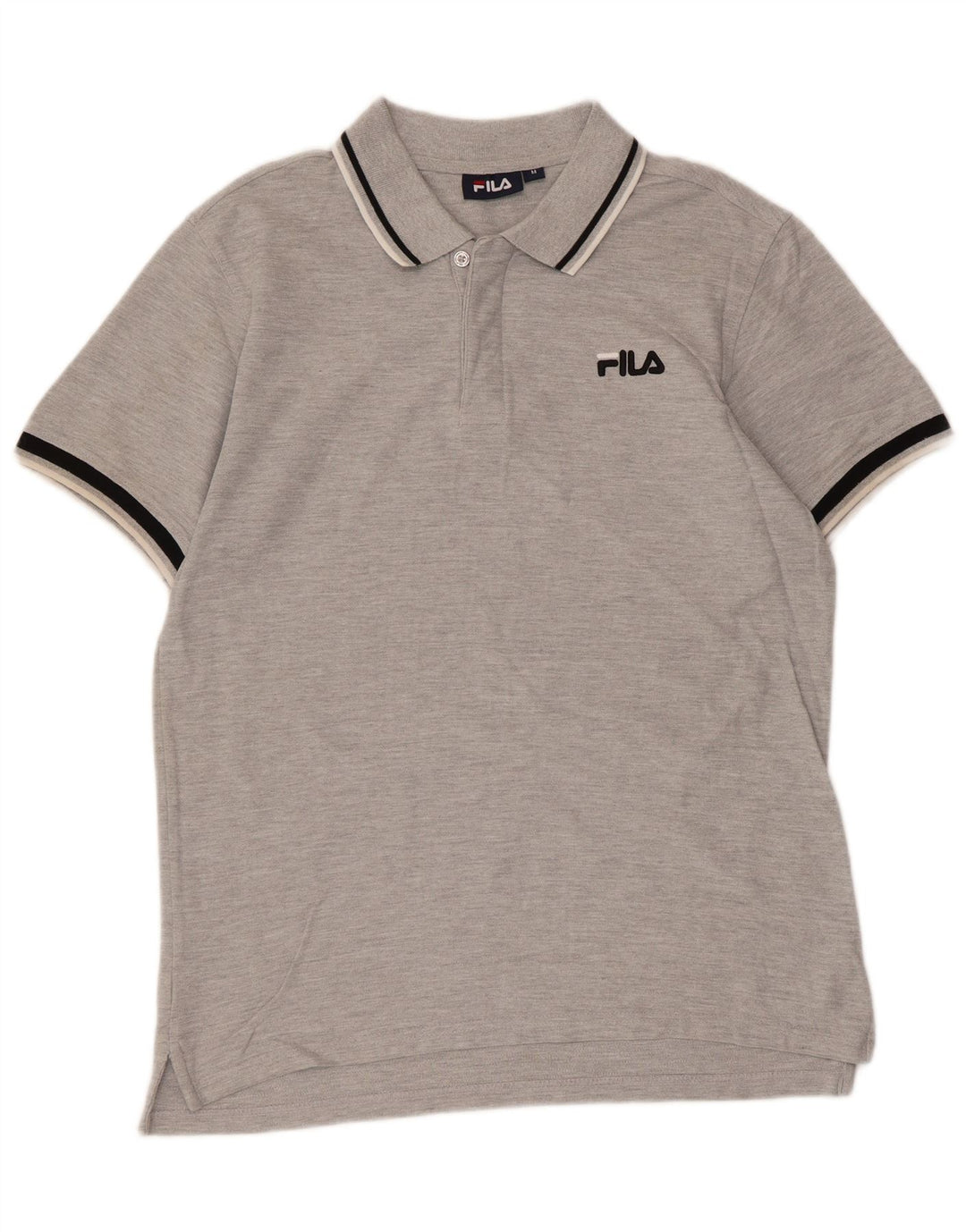 FILA Polo Homme Gris Moyen Coton