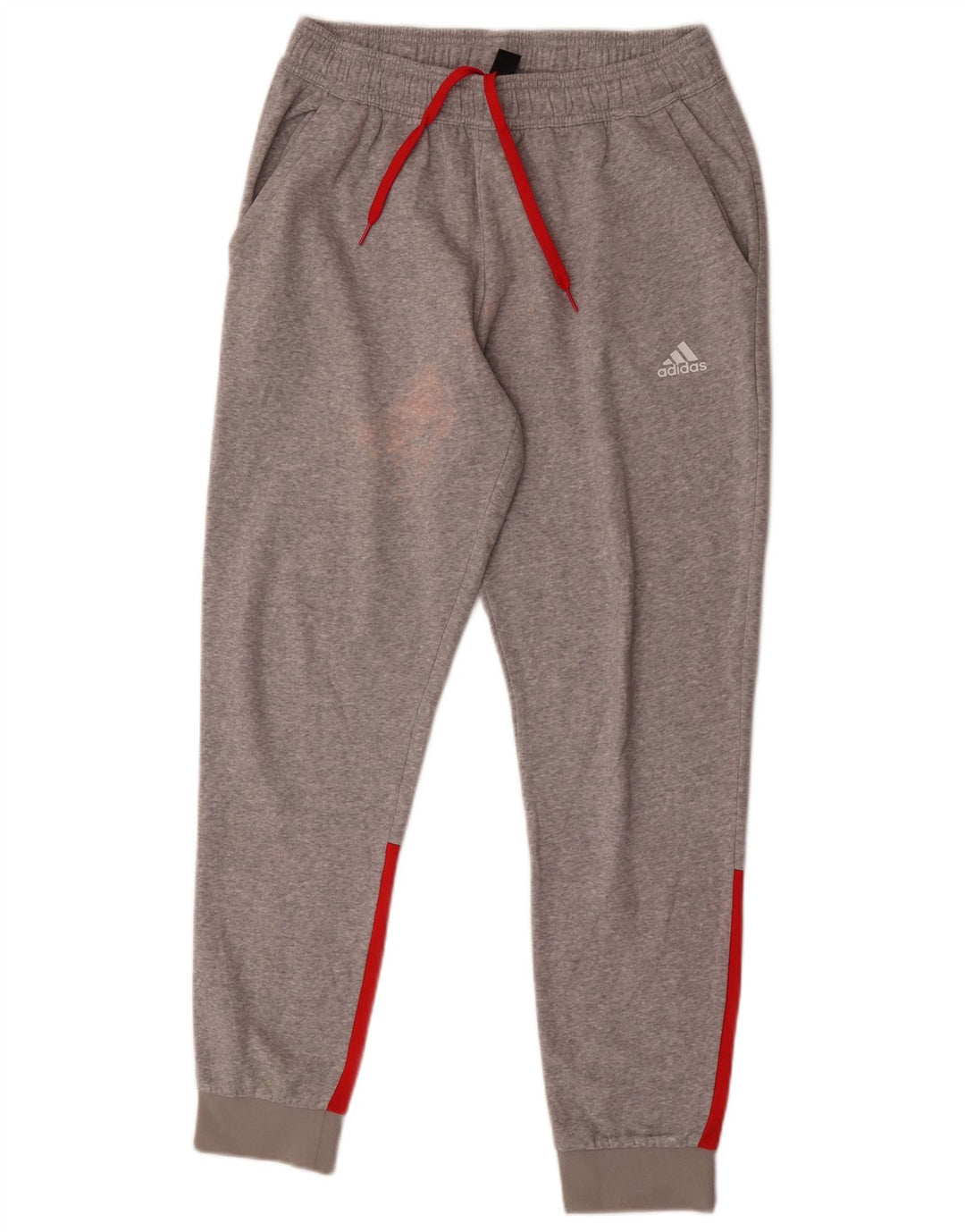 Adidas Pantalon de survêtement pour homme en coton color block gris moyen
