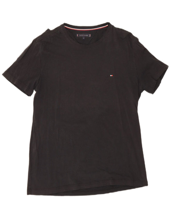 Tommy Hilfiger T-Shirt Homme Top XL Noir Coton