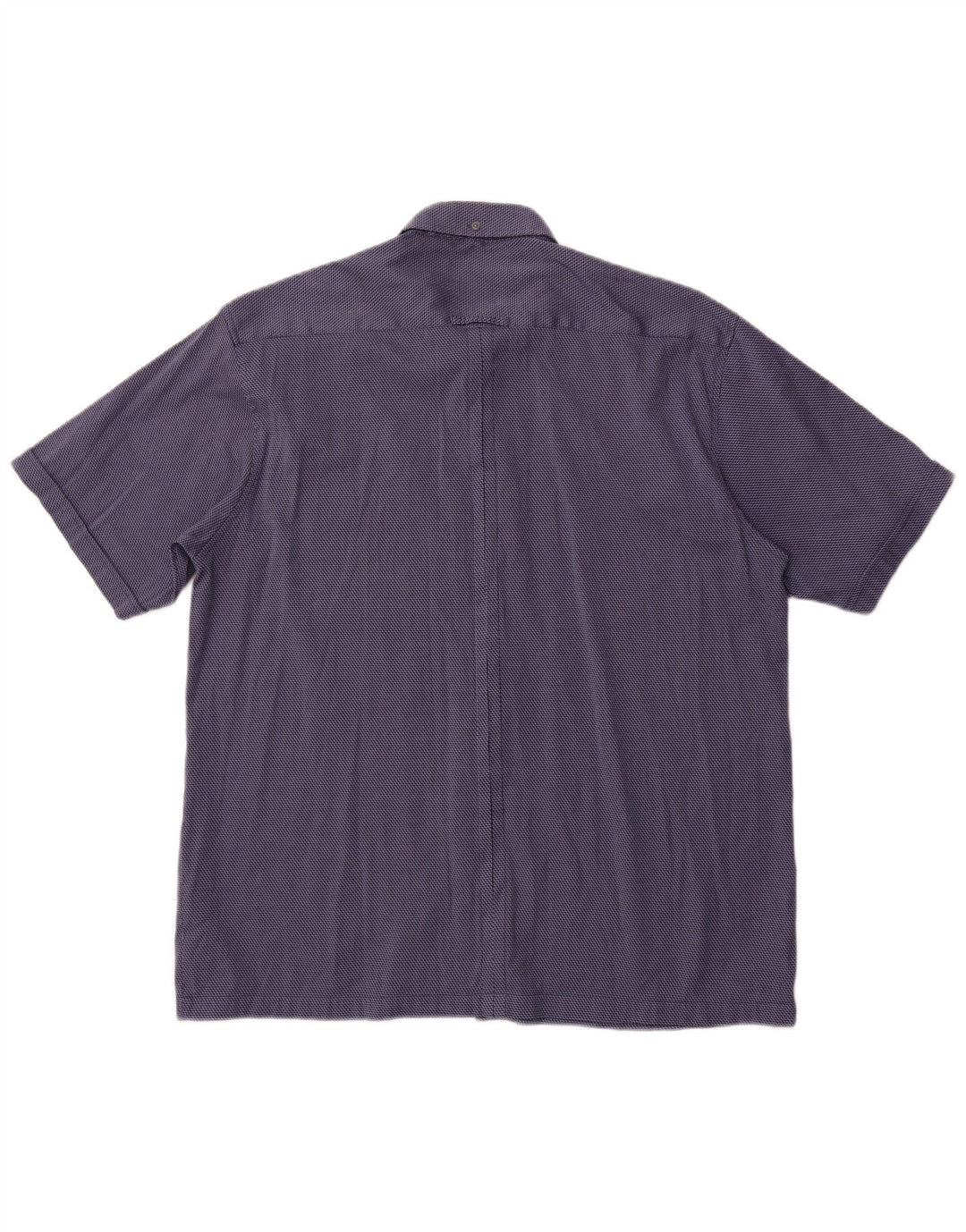 BEN SHERMAN Chemise à manches courtes pour hommes XL Bleu à fines rayures
