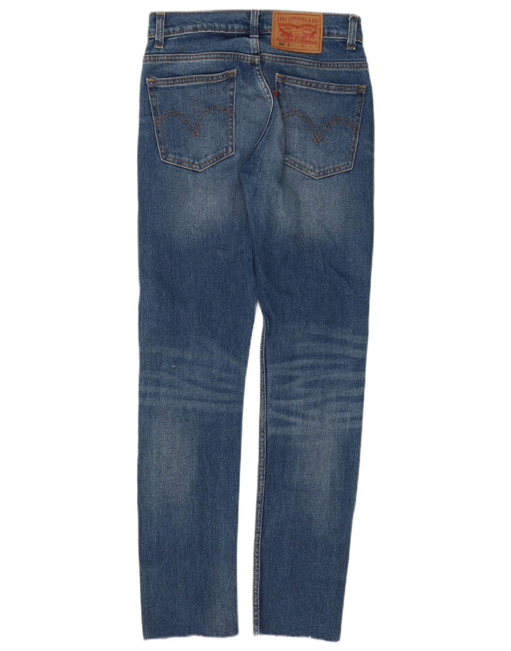Levi's Jean Droit 505 Femme W25 L30 Bleu Coton