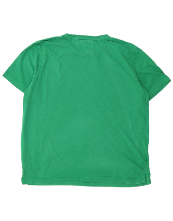 CREW CLOTHING T-Shirt Homme Top XL Vert Coton