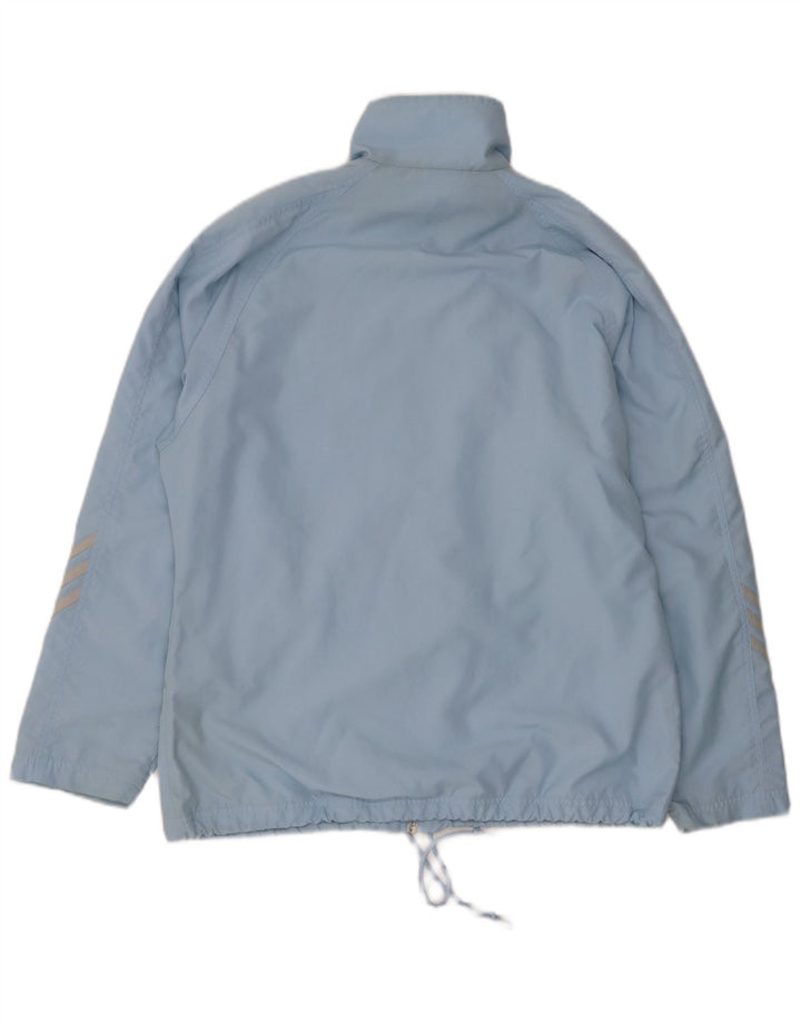 ADIDAS Veste de survêtement pour femme UK 14 Large Bleu Polyester