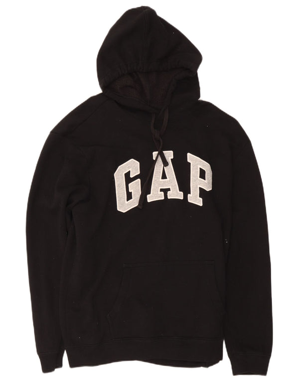 Gap Pull à capuche graphique coupe décontractée pour femme UK 14 Grand coton noir
