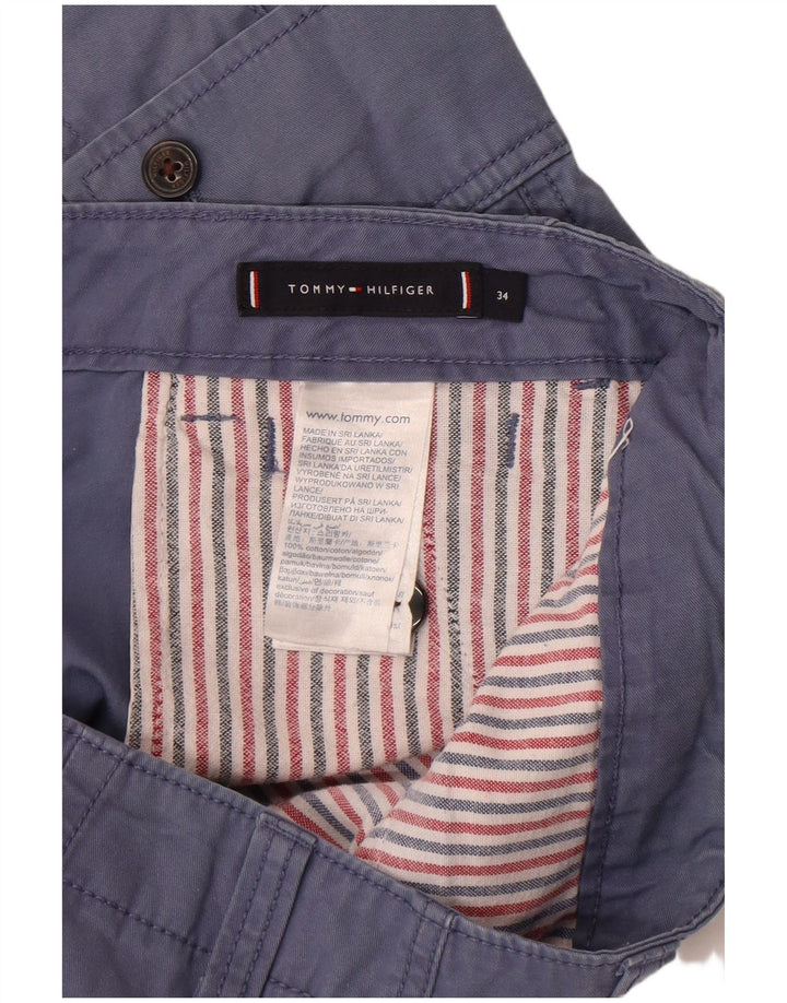 Tommy Hilfiger Short cargo pour homme W34 en coton bleu marine Taille L