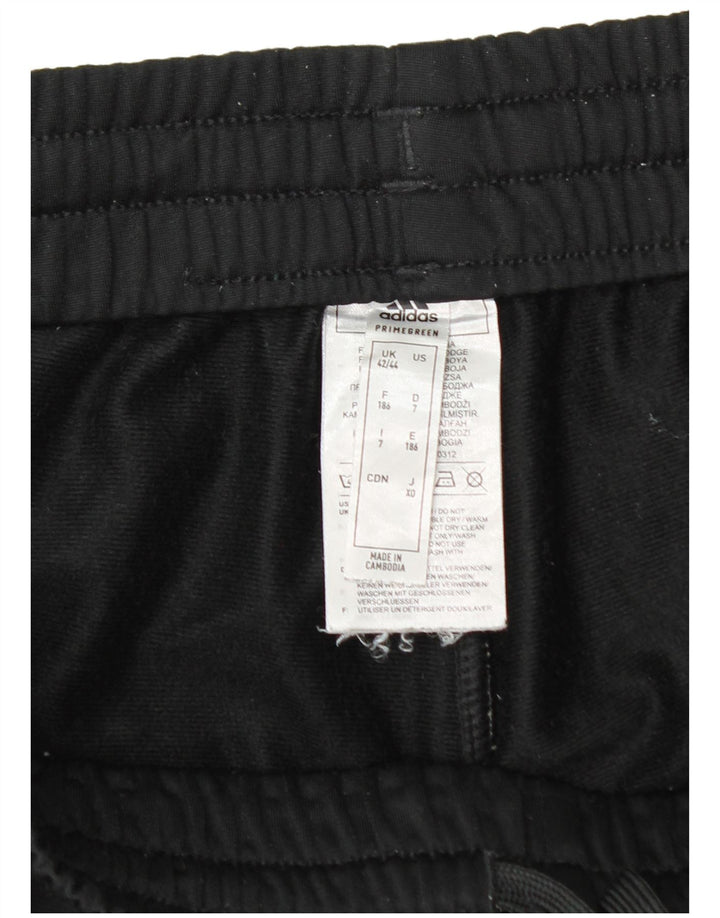 Adidas Pantalon de survêtement pour homme Joggers UK 42/44 Large Noir Polyester