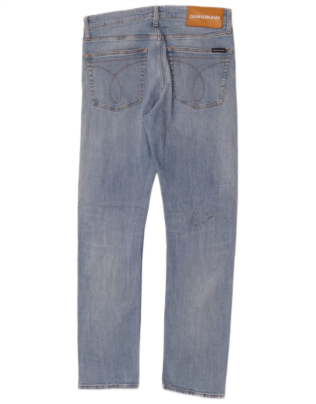 Calvin Klein Jean Slim Homme W32 L32 Bleu Coton