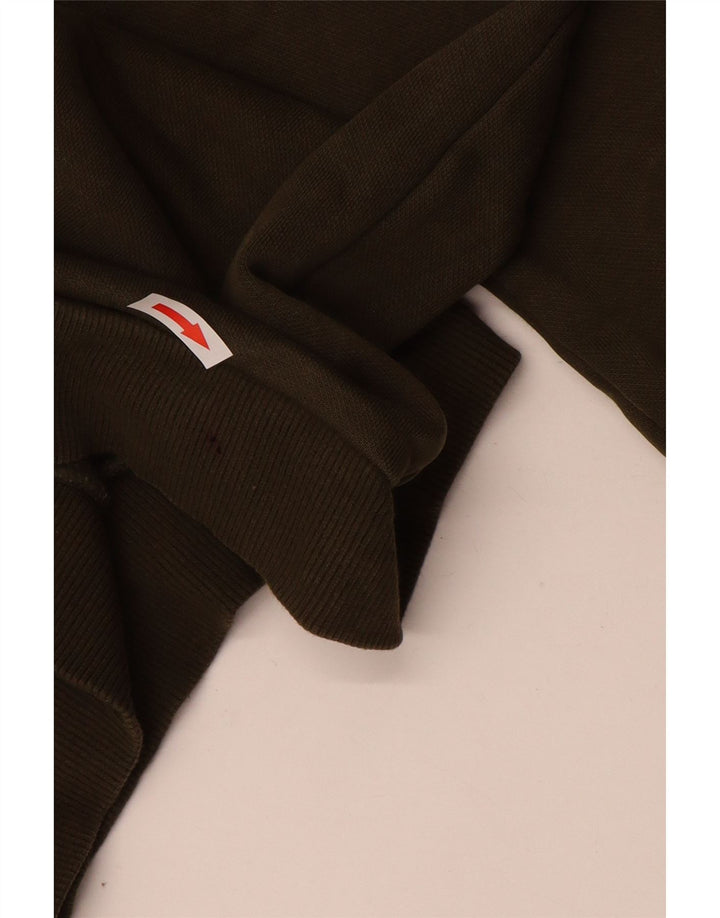 Puma Sweat-Shirt Graphique Homme Kaki Moyen Coton