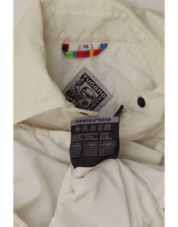 Tucano Urbano Veste rembourrée pour femme UK 6 XS Blanc Polyamide