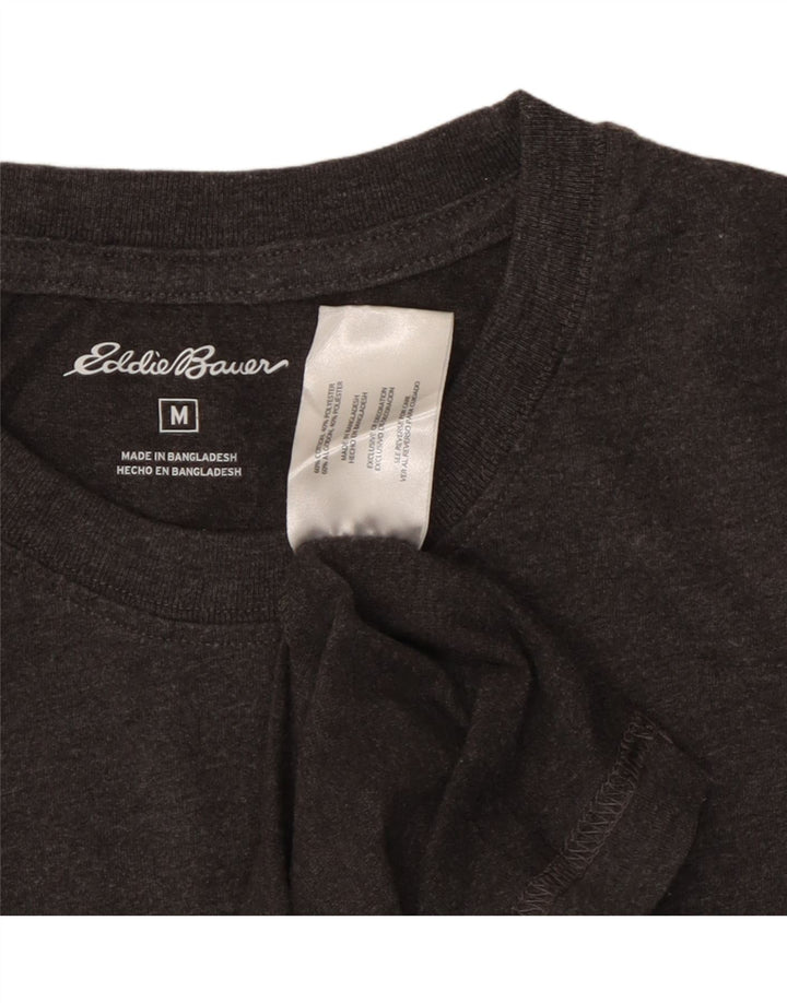 EDDIE BAUER Haut Homme Manches Longues Gris Moyen Coton