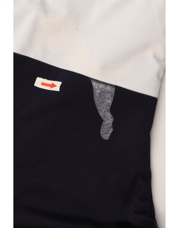 Puma Veste de survêtement pour homme XL Bleu marine Colourblock