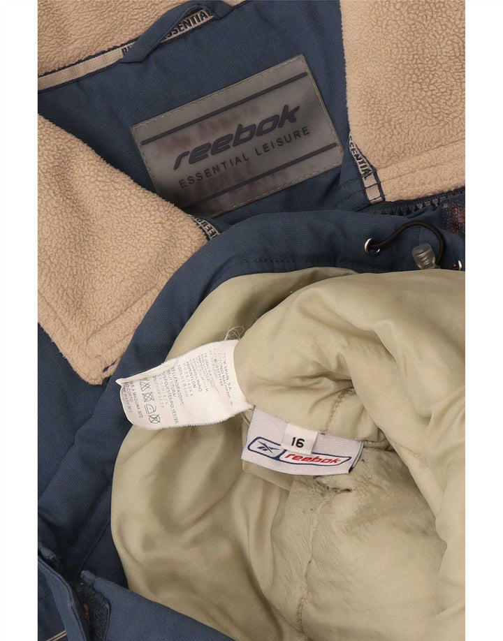 Reebok Veste rembourrée garçon 15-16 ans Bleu Nylon