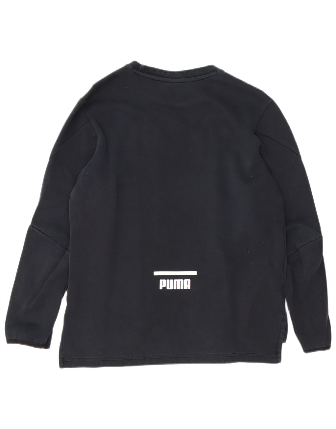 PUMA Sweat-shirt pour homme en coton noir Taille S
