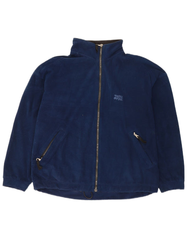 Think Pink Veste polaire pour homme UK 40 Large Bleu marine Polyester
