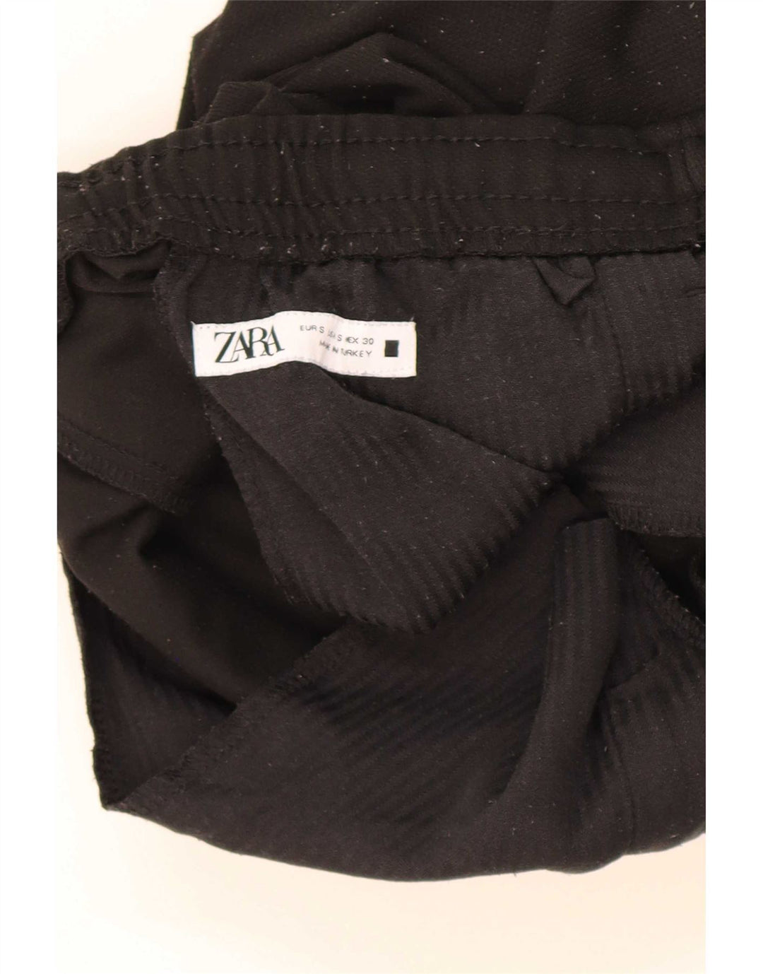 Zara Pantalon De Survêtement Homme Petit Noir Polyester