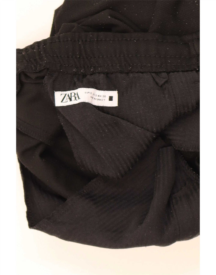 Zara Pantalon De Survêtement Homme Petit Noir Polyester