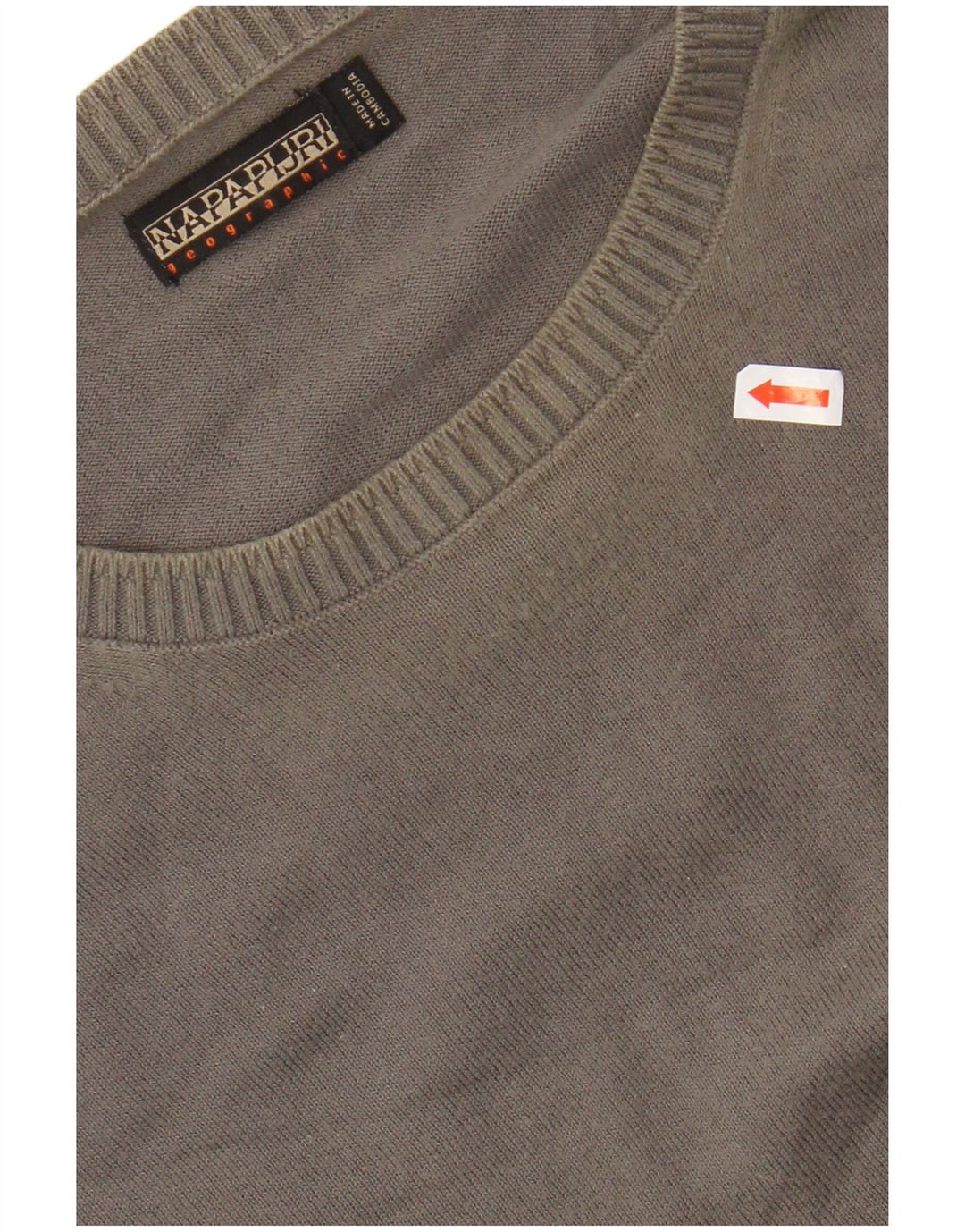 NAPAPIJRI Pull à col rond pour homme 2XL Gris Coton