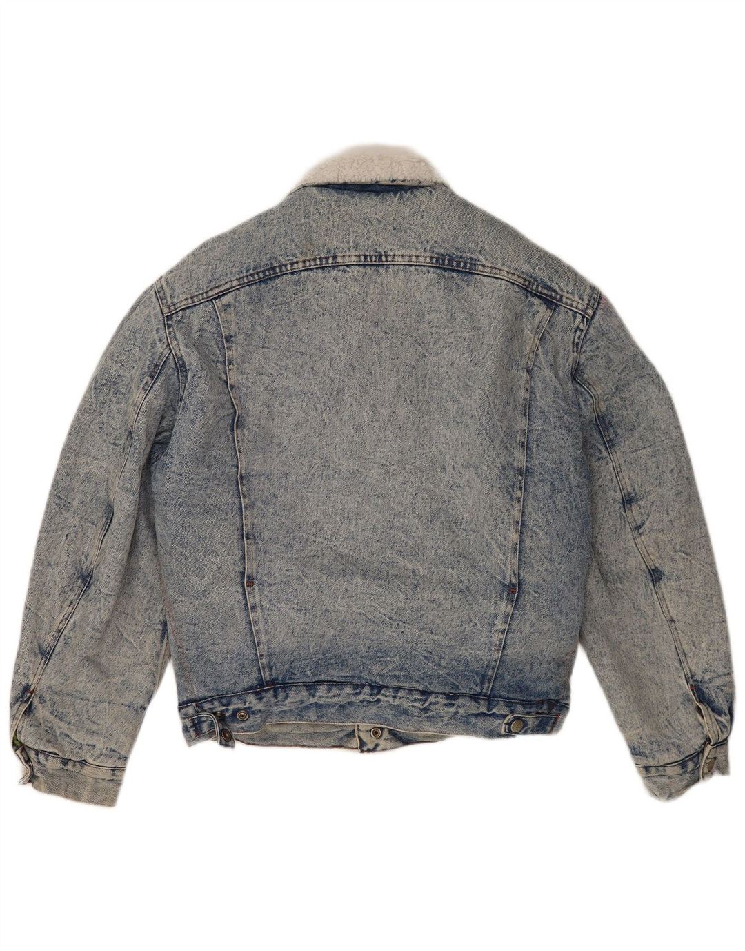 Rifle Veste en jean Sherpa pour homme UK 40 Large Bleu