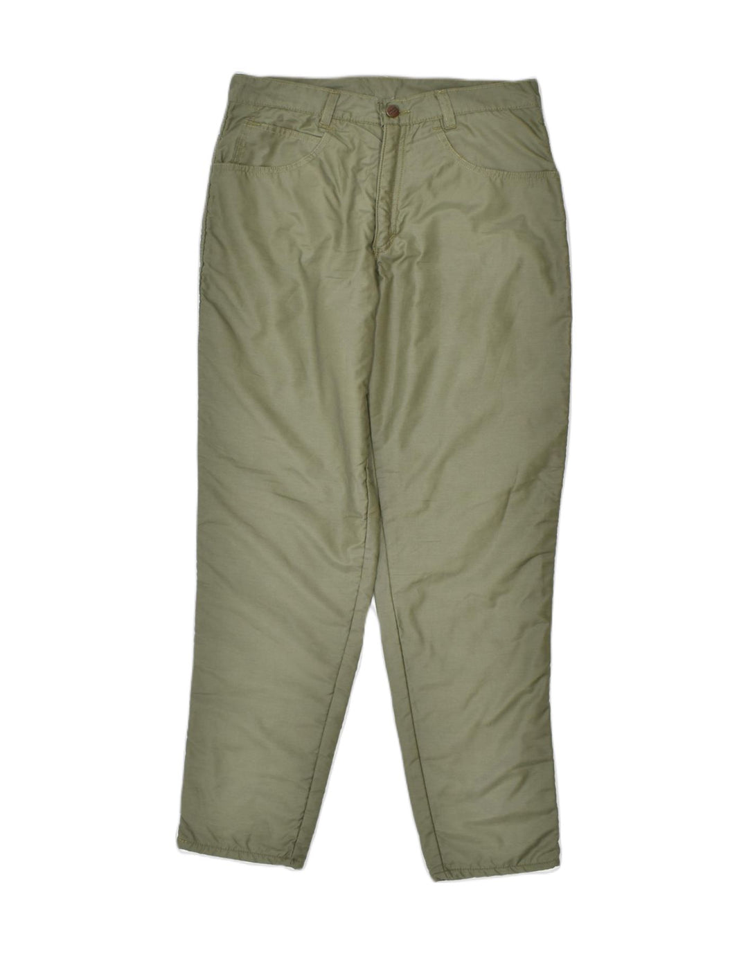 VINTAGE Womens Tapered High Waist Casual Trousers IT 46 Large W28 L33 Green | Vintage | Thrift | Second-Hand | Used Clothing | Messina Hembry 