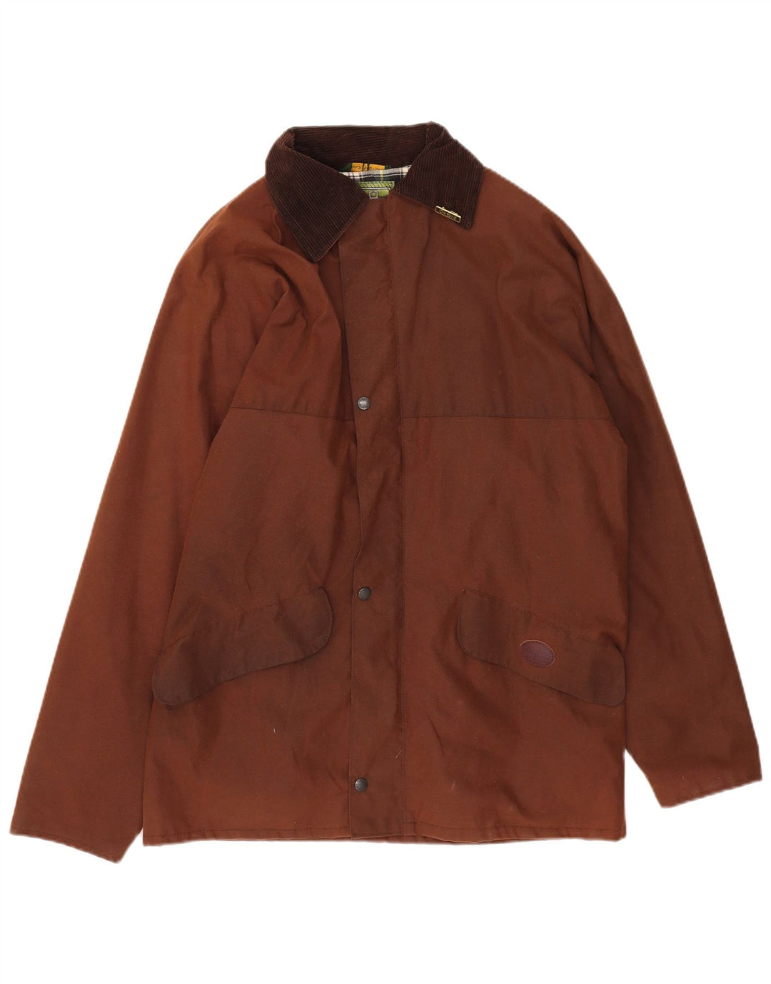 Oxford Veste en coton ciré pour homme UK 38 Marron moyen