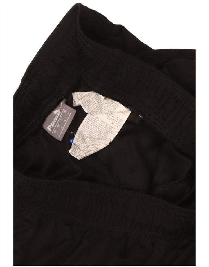 Puma Short de sport pour homme Large Noir Colorblock Polyester
