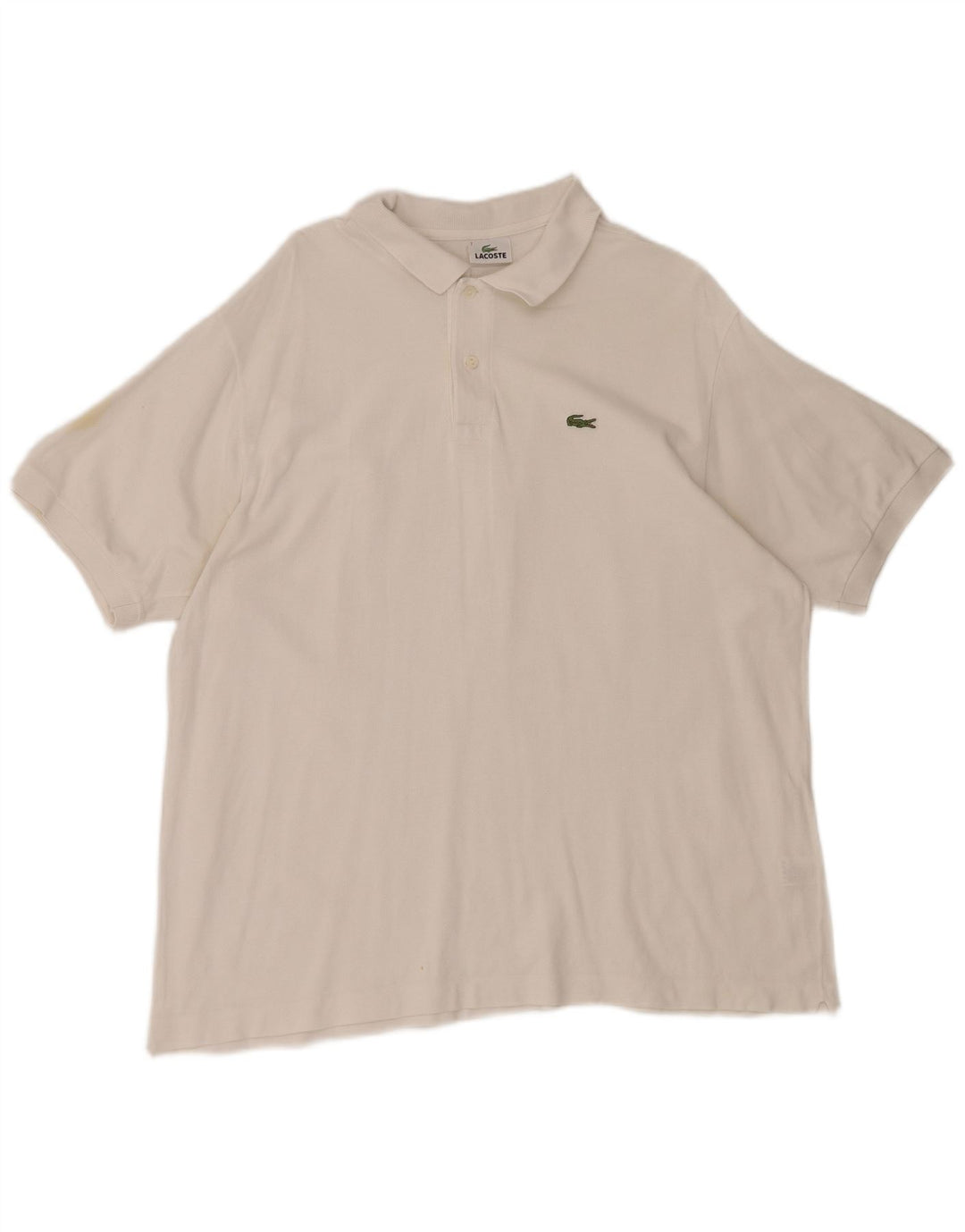 Lacoste Polo Homme Taille 7 2XL Coton Blanc