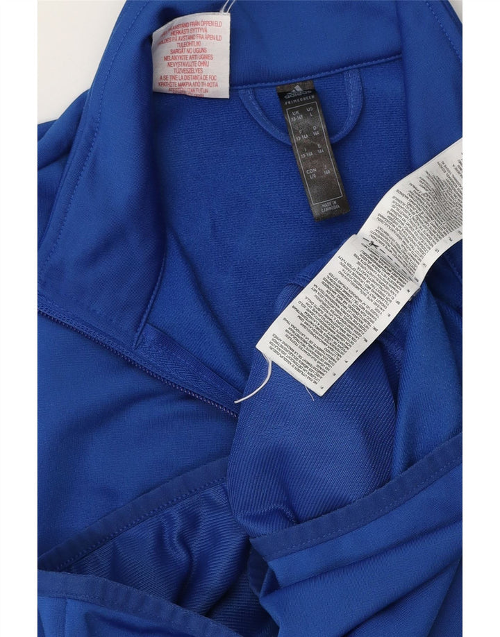Veste de survêtement Adidas Graphic Garçon 13-14 ans Bleu Polyester
