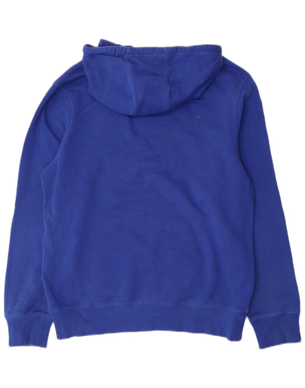Champion Pull à capuche graphique pour homme en coton color block Bleu Taille L
