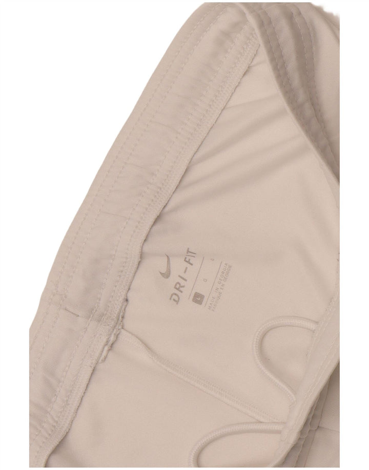 Nike Short de sport Dri Fit pour homme Blanc Taille L